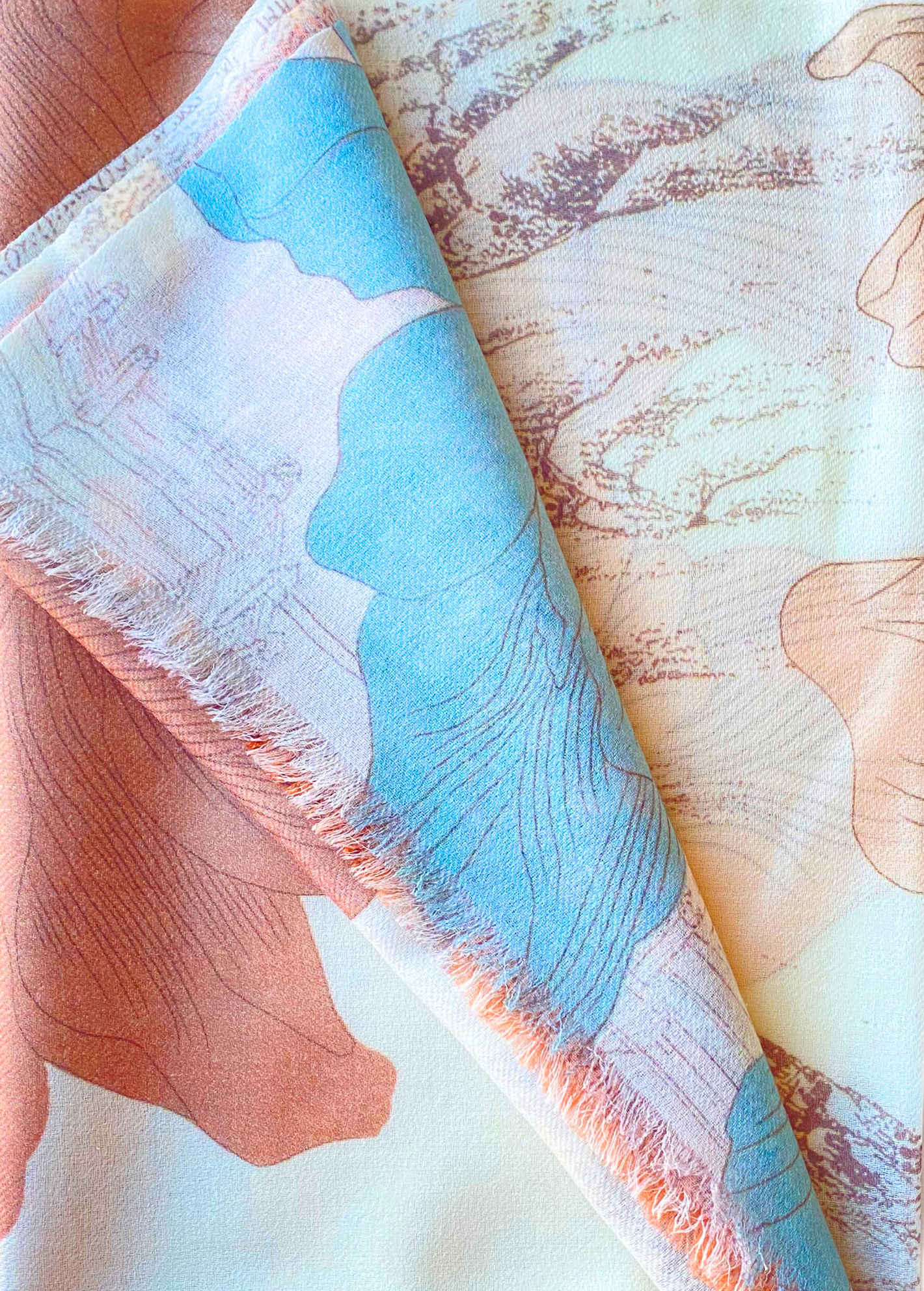 Shawl_Thin_Beige Pavilion (2025 New Design)