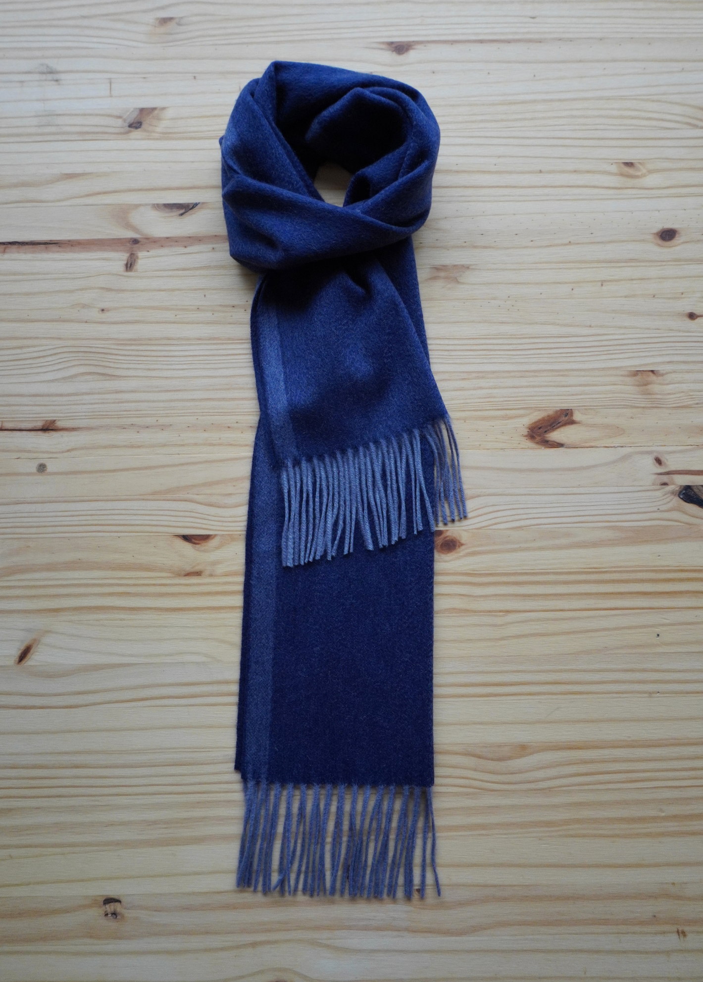 Scarf-Navy & Gray Blue